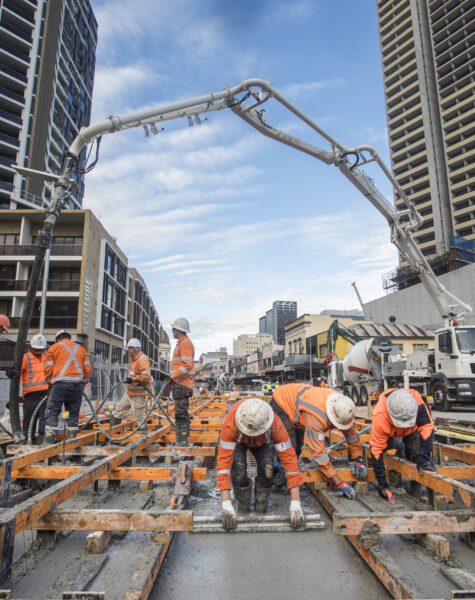 Parramatta Light Rail construction progress